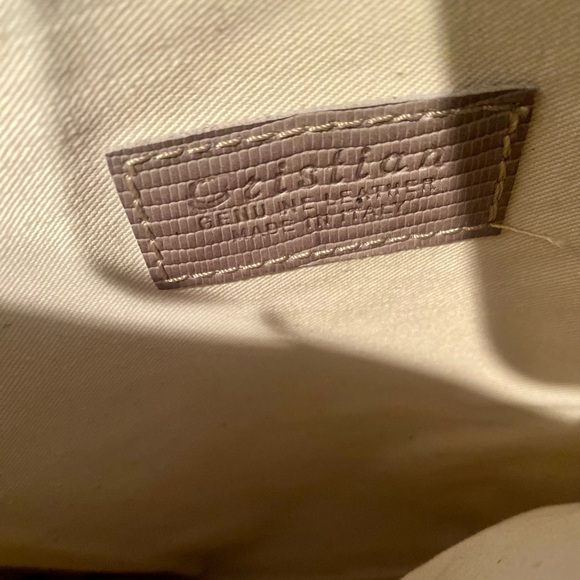 Cristian Genuine Leather Lizard-Embossed Crossbody Bag – Made in Italy - Picture 3 of 9